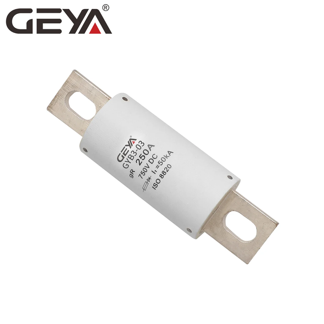 Geya Gyb3-03 250A AC DC 1000V 175-500A EV Cylindrical Fuse Energy Vehicle Protection Fuse Car Fuse PV