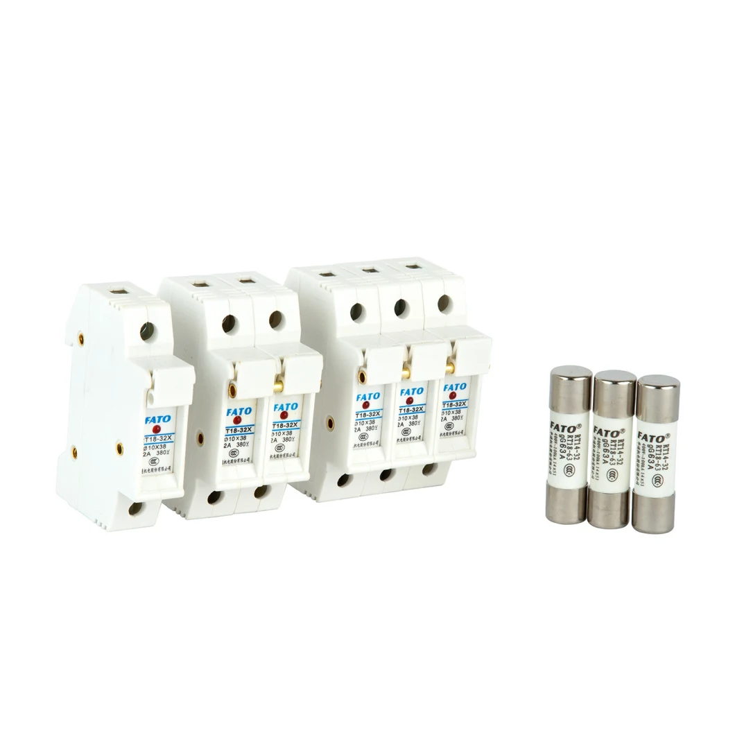 China Professional Manufacturer 32A 63A 125A Fuse Holder with LED Indication for Cylindrical Fuse Link