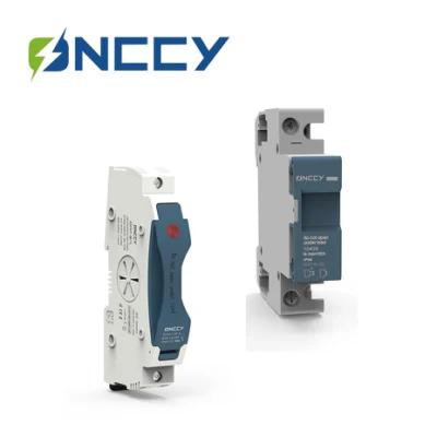 Onccy Solar PV DC 1000V/1500V 16/20/32/40/50A Link de fusível com porta-fusível